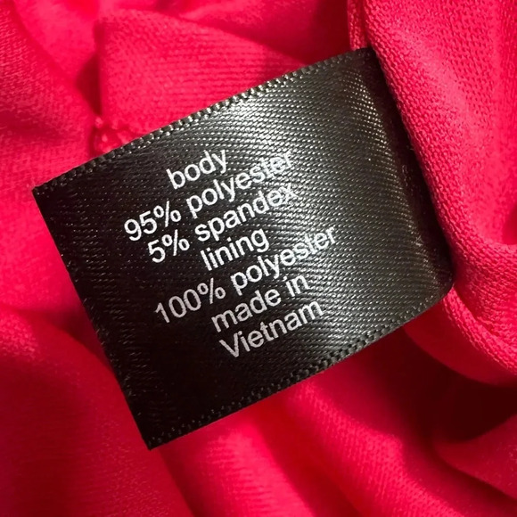 Lane Bryant A-Line Bell Sleeve Mini Skater Fuchsia Pink Dress Sz 16 - Picture 11 of 14